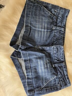American Eagle Outfitters Dark Blue Denim Shorts